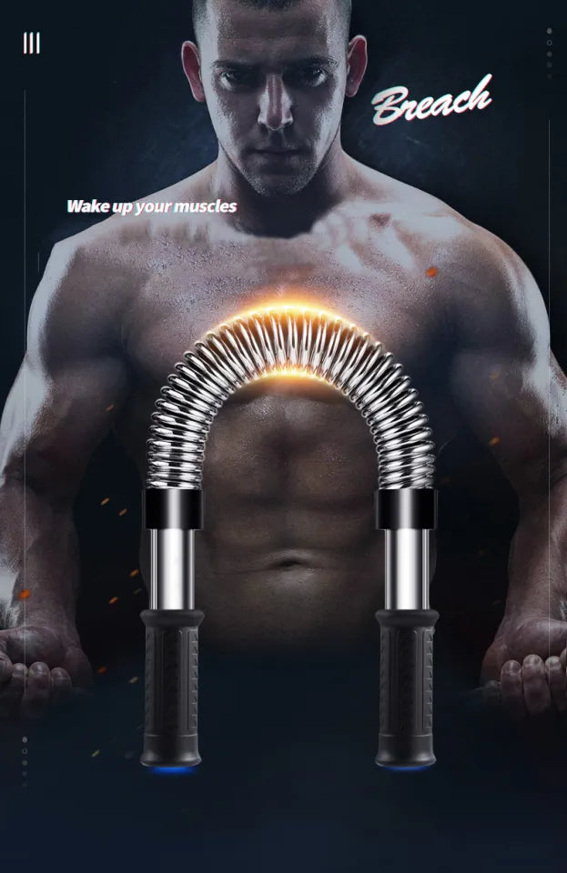 BARRE DE MUSCULATION À RESSORT RENFORCÉ