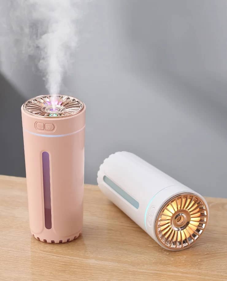 Mini Humidificateur d’Air Portable – Voiture &amp; Bureau
