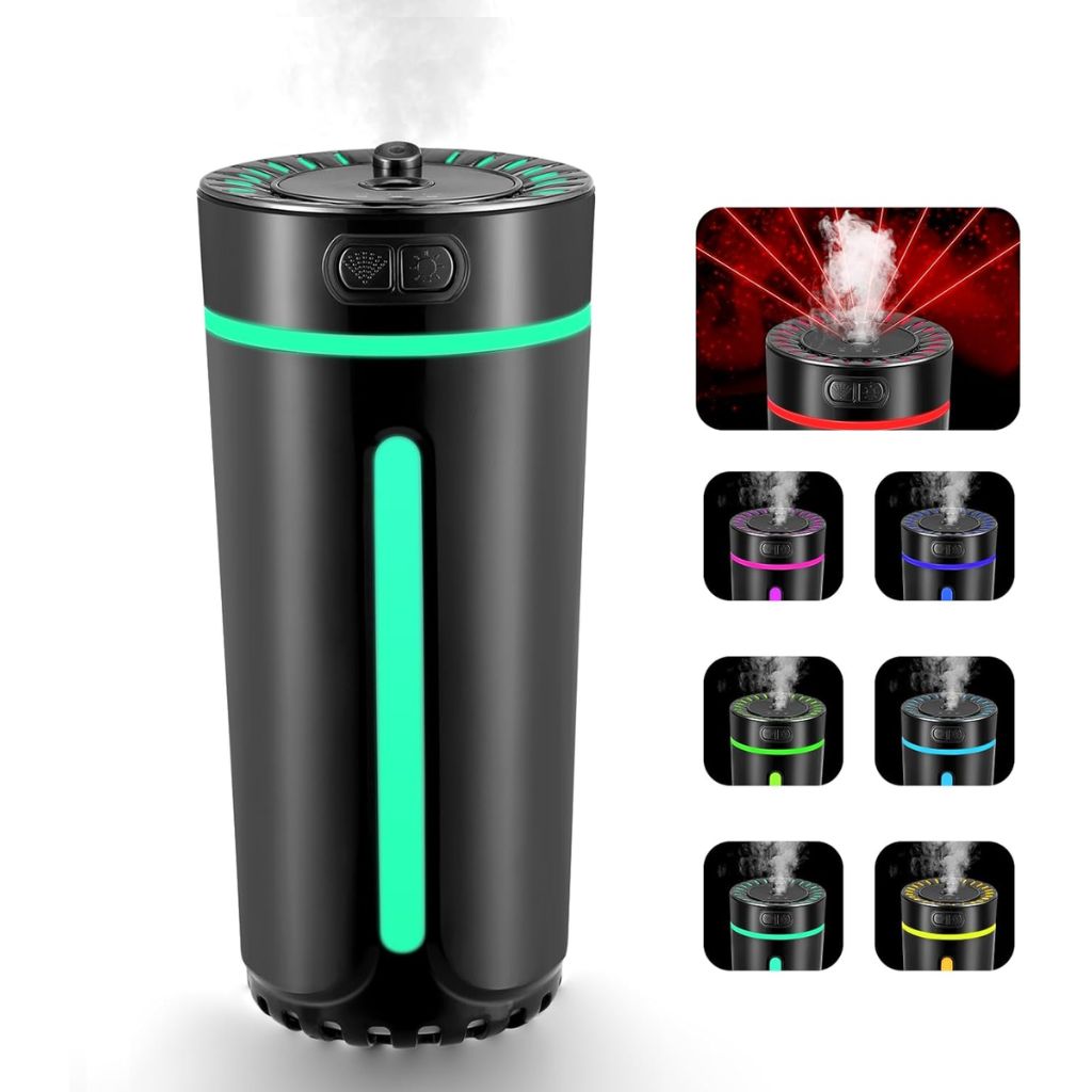 Mini Humidificateur d’Air Portable – Voiture &amp; Bureau