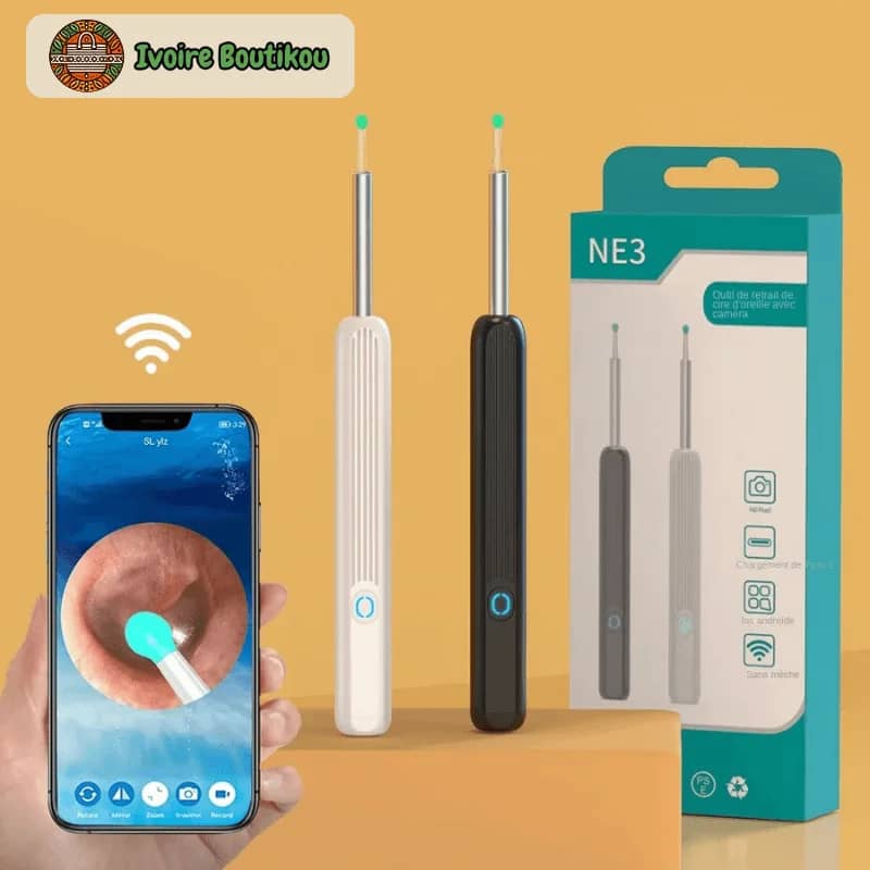 Nettoyeur d’Oreille avec Caméra HD